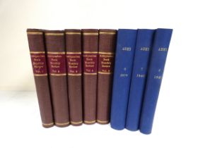 Antiquarian Book Monthly Review.  8 bound vols. of this periodical commencing with vol. 1 no. 1.