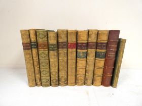 Bindings.  11 various vols., prize & other bdgs. Mainly French text.