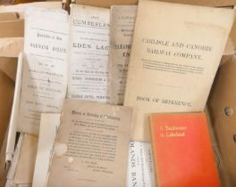 Documents & Ephemera.  Various Cumberland property sale particulars, Carlisle & Canonbie Railway