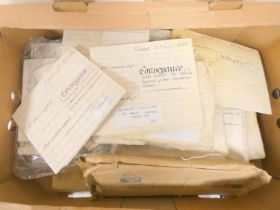 Legal Documents - Northumberland.  30 plus vellum leases, conveyances & others, including Warkworth,