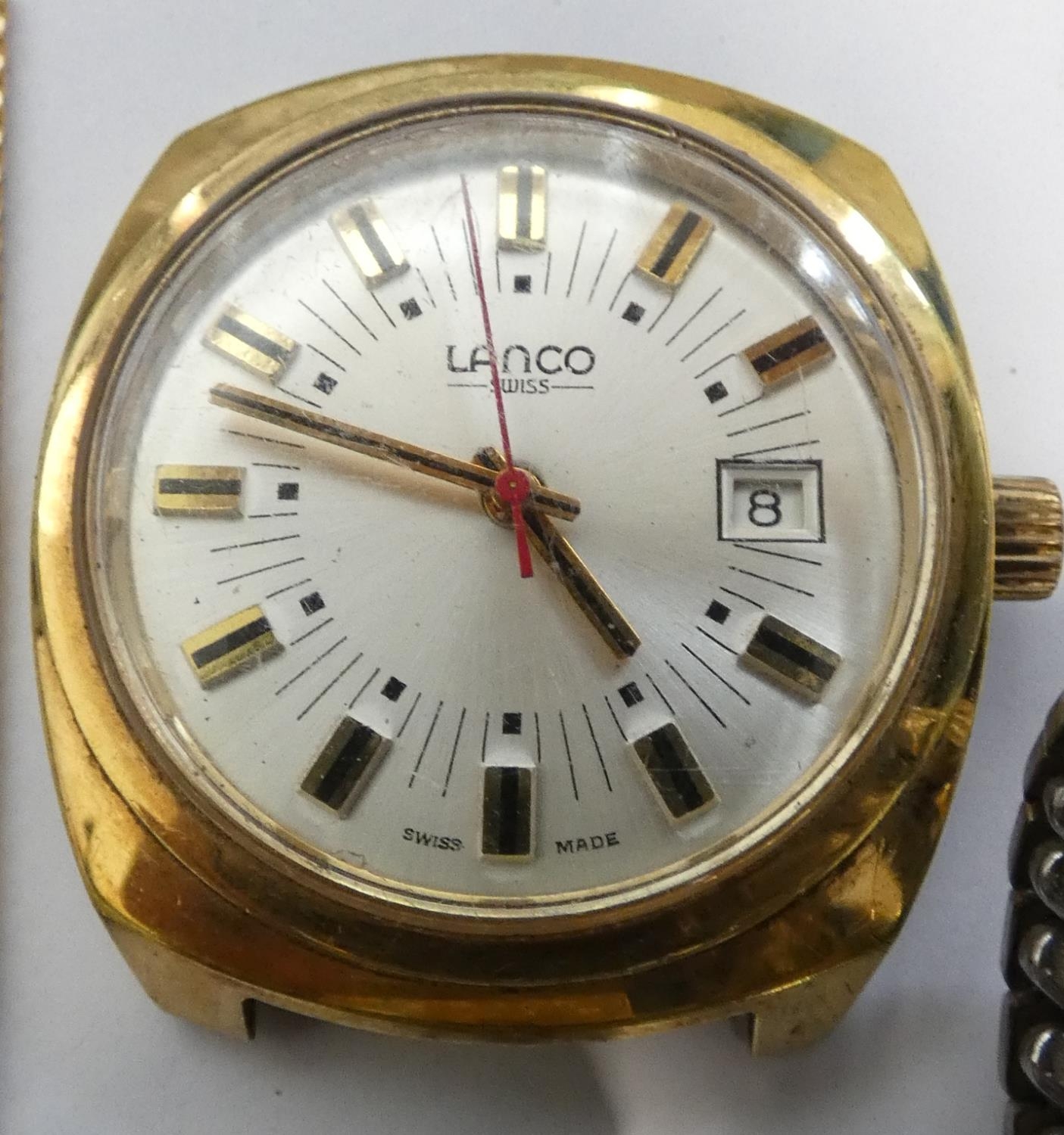 Group of vintage wristwatches to include two examples by Lanco, Smiths Empire, Sekonda etc. - Image 3 of 5