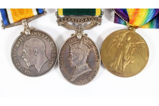 Medals of 7894144 / 103754 Trooper / Air Mechanic First Class H Johnston of the Wiltshire Yeomanry / - Image 3 of 10