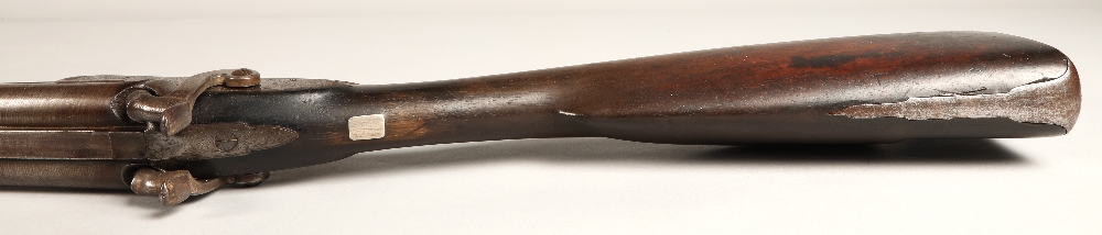 19th century Earl & Co percussion double barrel shotgun,116cm long. - Image 12 of 17