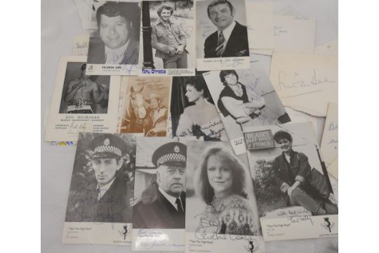 Collection of autographed photographs, mainly entertainment interest, to include Gordon Jackson, - Image 2 of 4