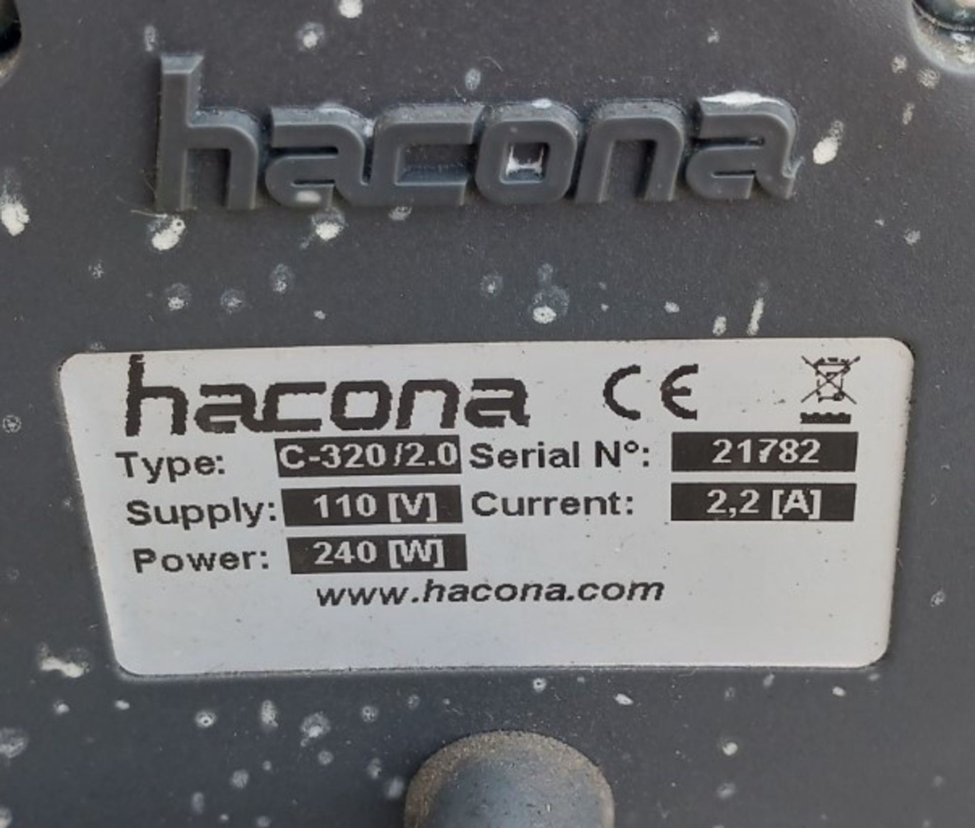 Hacona C-320 Table Top Bag Sealer - Image 2 of 2