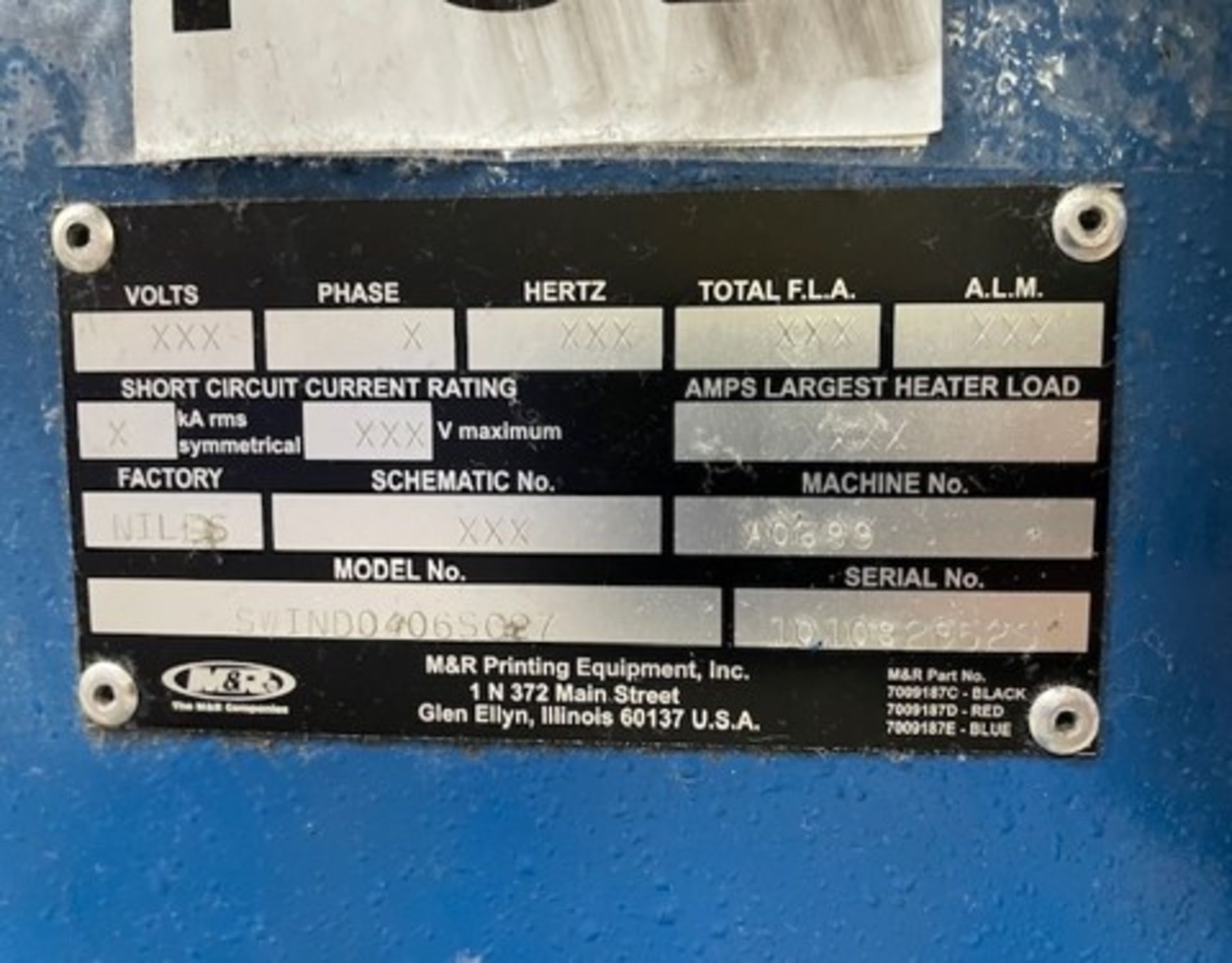 M&R Sidewinder Manual Press 4/8 (2010) - Image 2 of 2