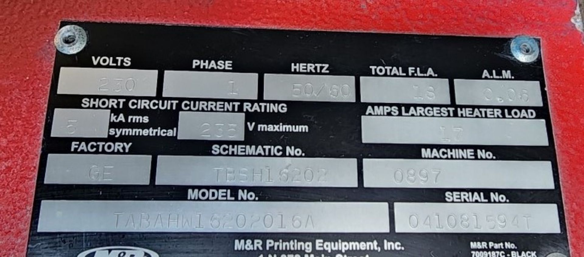 M&R Tabasco HW 1620 Infrared Flash Units (2010) - Image 5 of 5