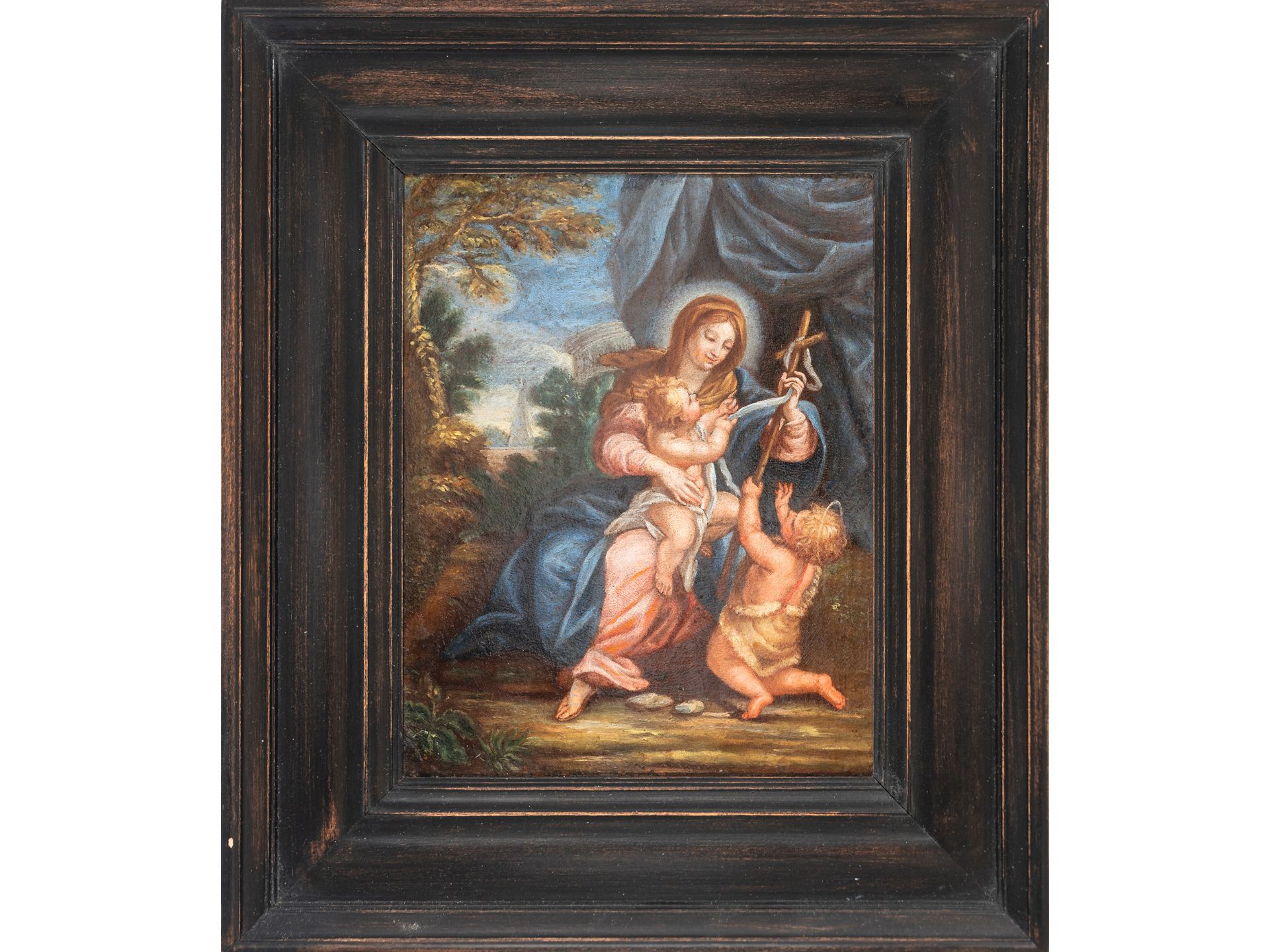 German School, 17th/18th century, Mary with Jesus and the Infant John - Image 2 of 3