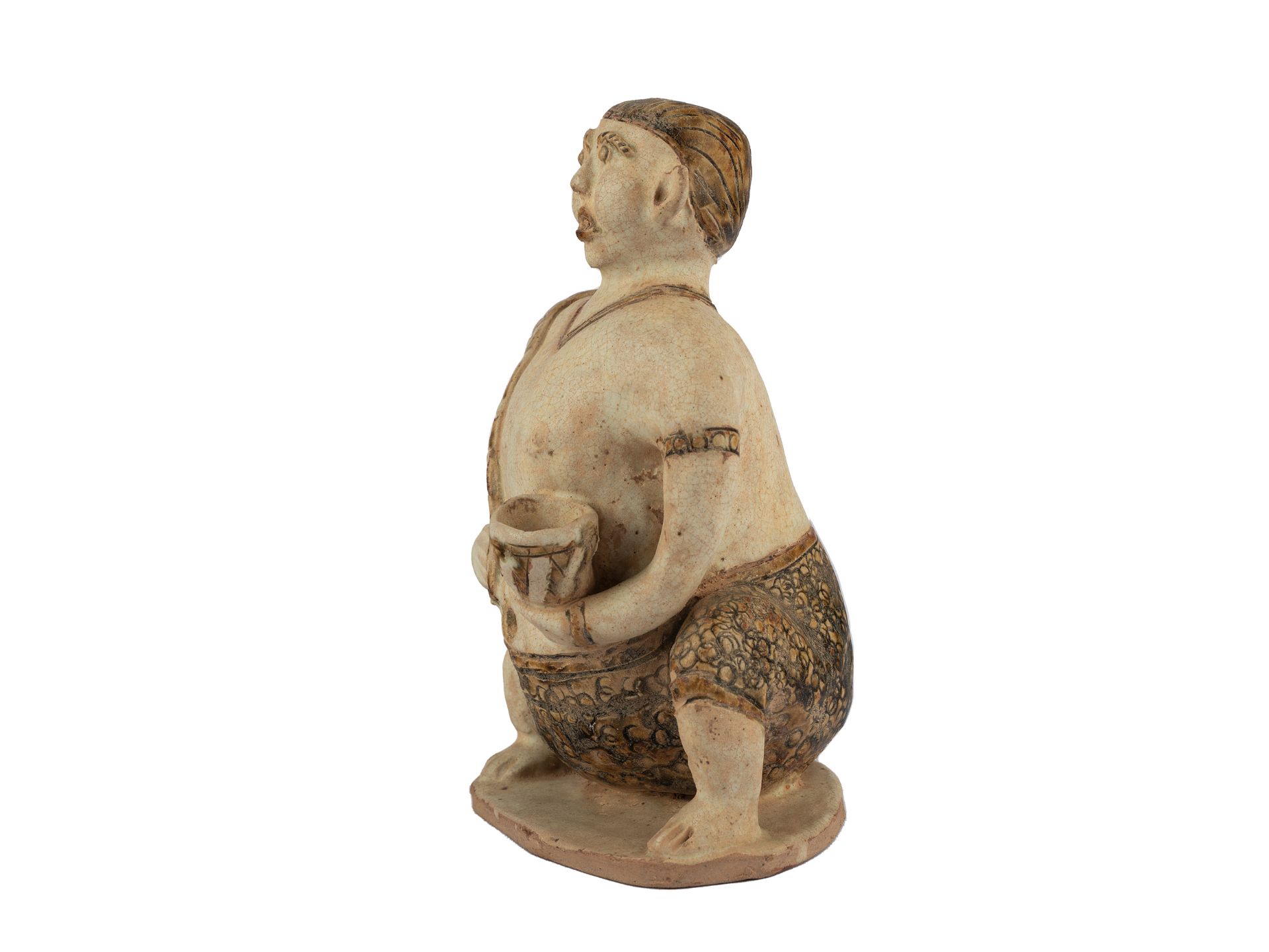 Water dropper in the shape of a hunchback, Thailand, In the Sawankhalok style of the 15th-16th c. - Image 3 of 5