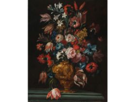 Jan Philip van Thielen, Mechelen 1618 - 1667 Booischot, attributed, Large flower piece