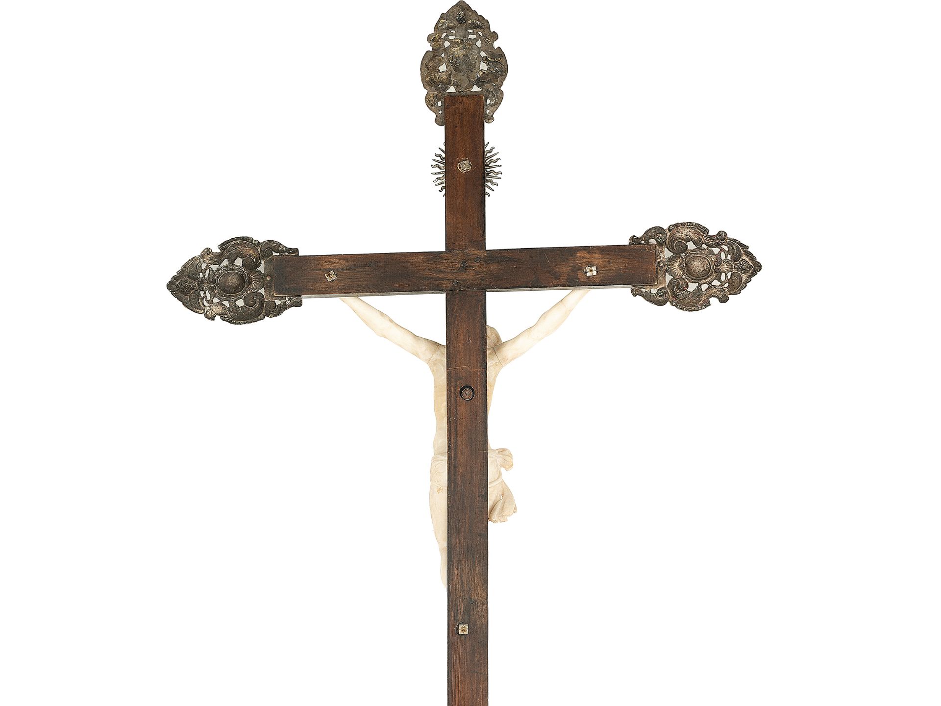 Monumentales Kruzifix, Süddeutsch/Italienisch, 17. Jahrhundert - Bild 3 aus 3