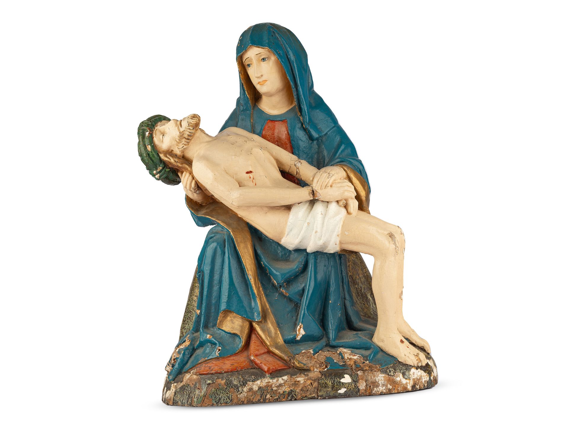 Hochqualitative Pietà, Schwäbisch, Um 1480-1500