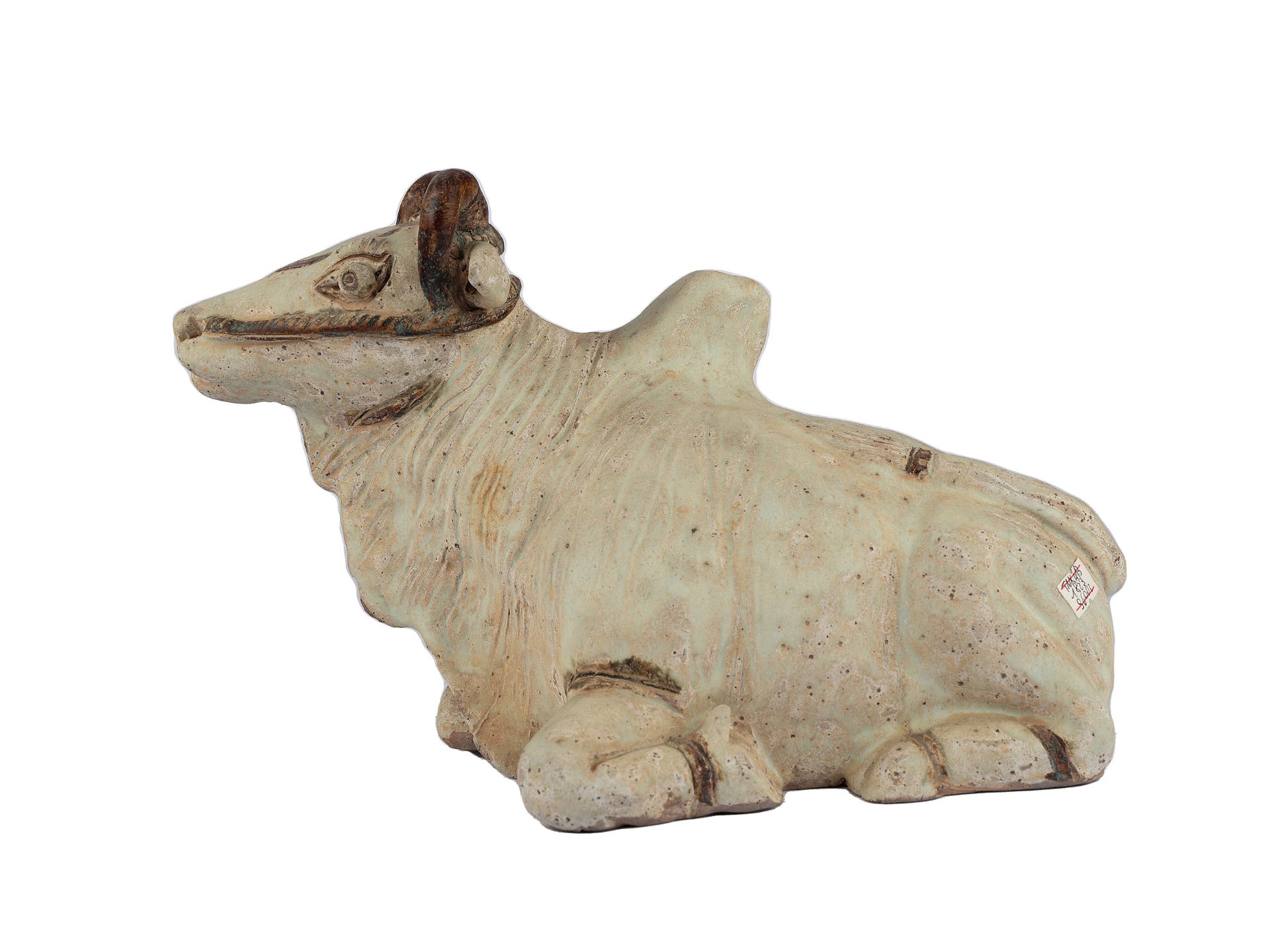 Figure of a buffalo, Thailand, In the Sawankhalok style of the 15th-16th centuries - Image 3 of 5