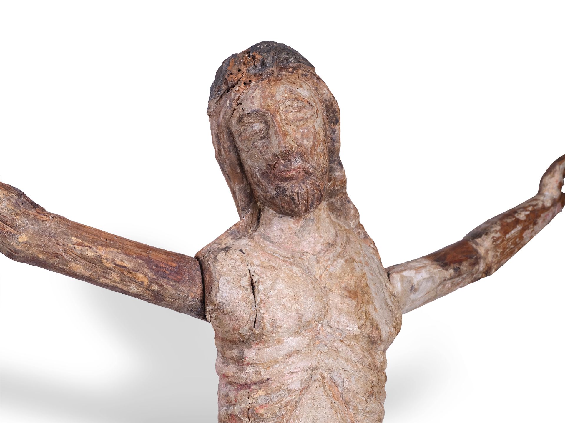 Christus, Spanien/Katalonien oder Astrurien, Um 1250 - Bild 2 aus 8