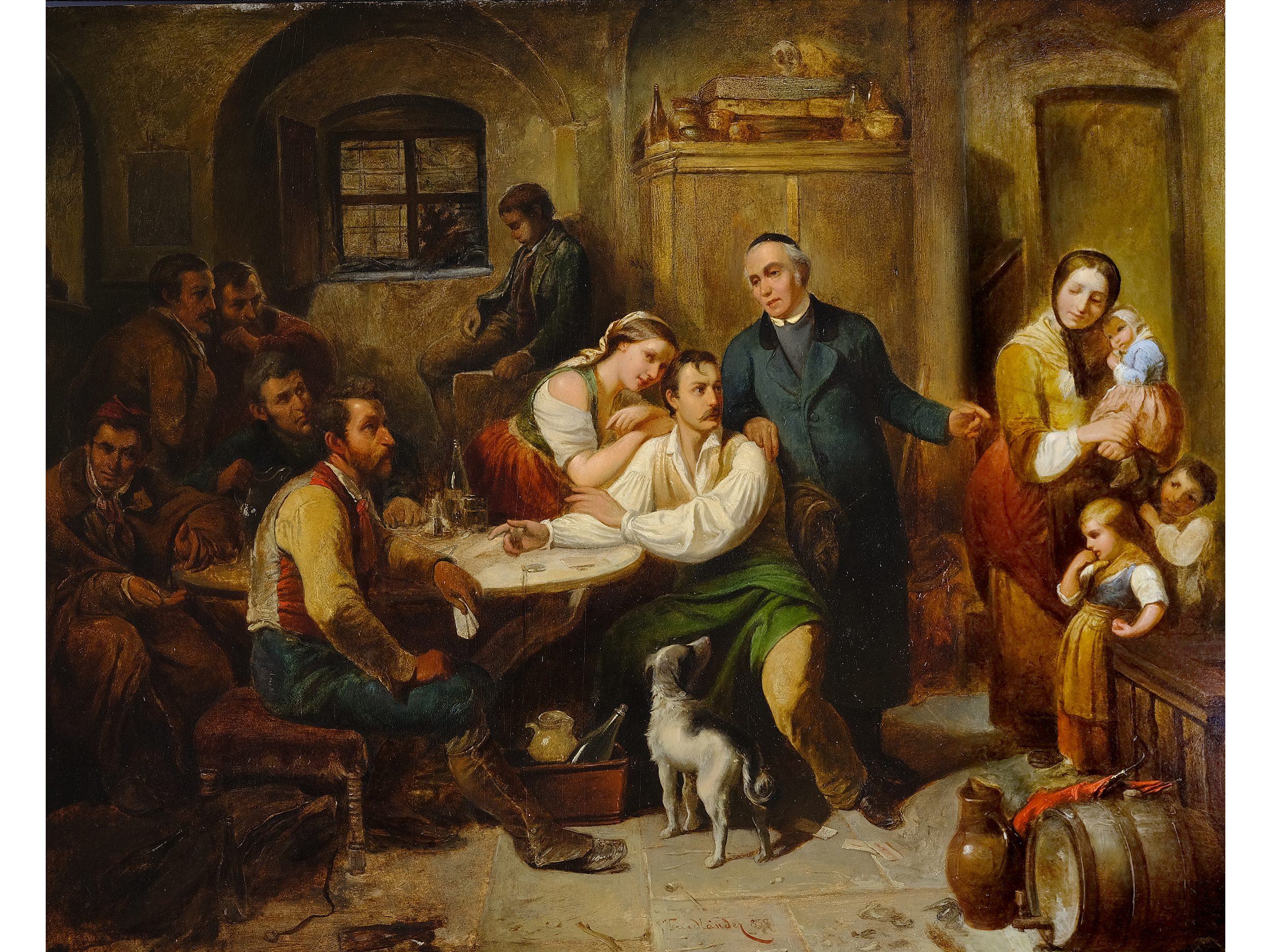 Friedrich Friedländer, Kohljanowitz 1825 - 1901 Vienna, The Prodigal Son