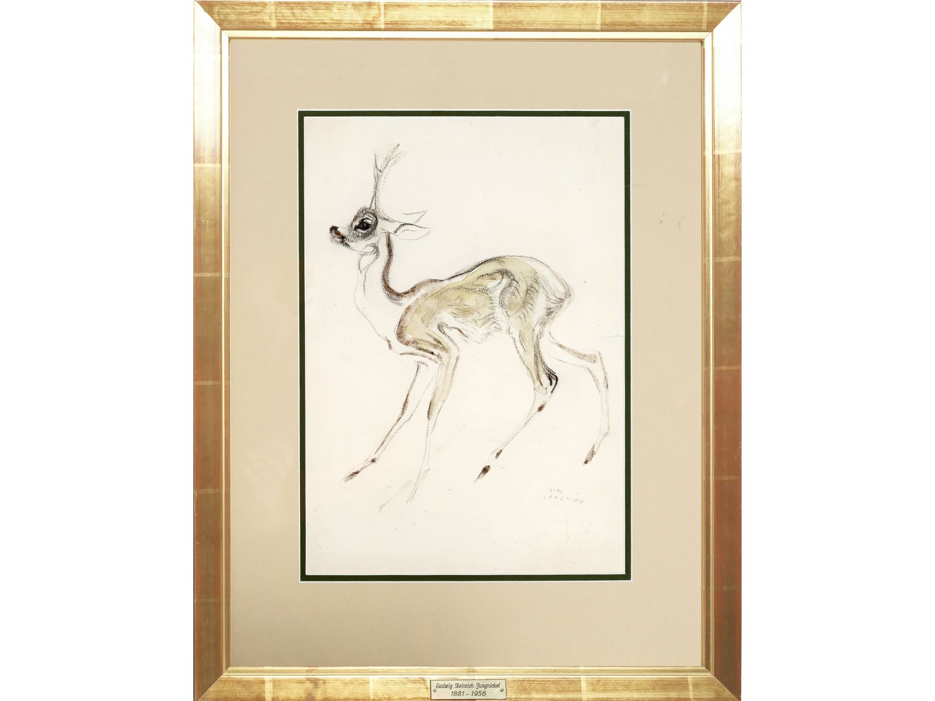 Ludwig Heinrich Jungnickel, Wunsiedel 1881 - 1965 Wien, Antilope - Bild 2 aus 4