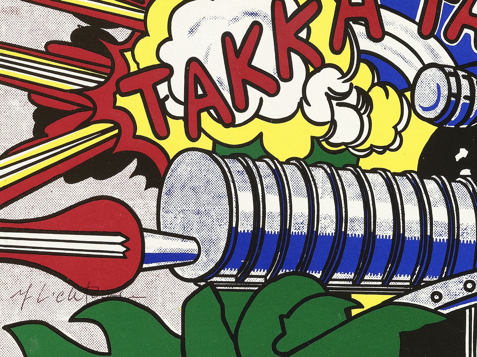 Roy Lichtenstein, Manhattan 1923 - 1997 Manhattan, attributed, Takka Takka - Image 3 of 4