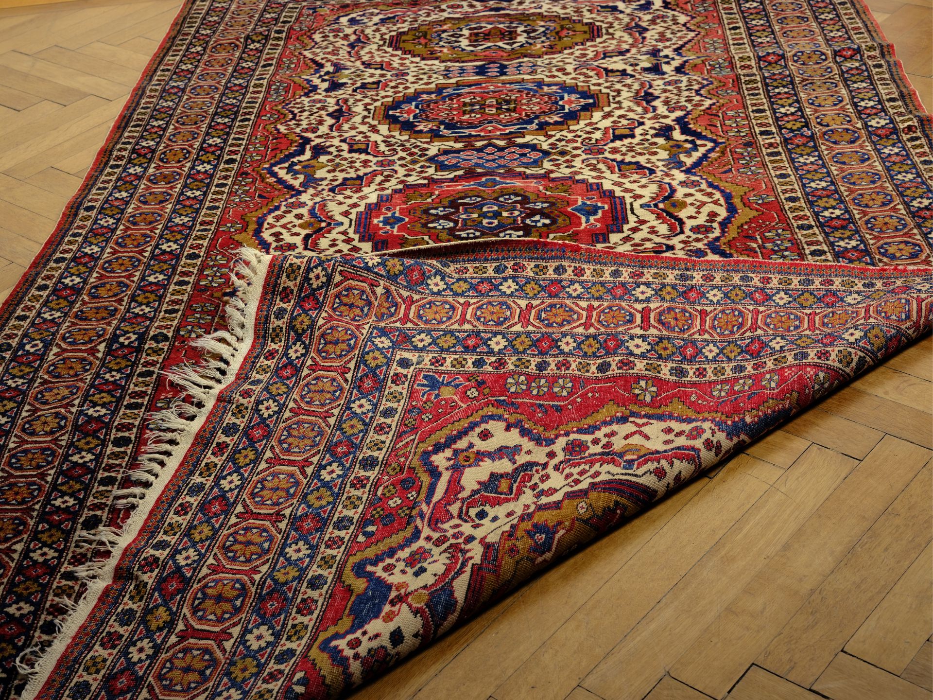 Oriental carpet, 1900/20 - Image 2 of 3