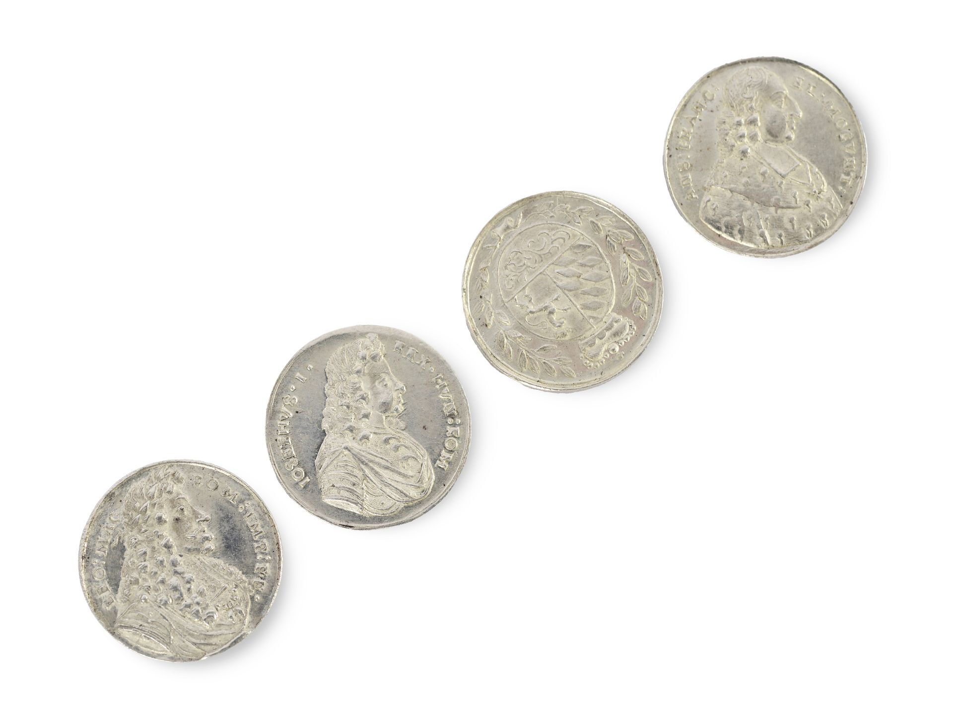 Kleine Dose mit 10 Silbermünzen, CORONAS CORONIS ADDE - Bild 5 aus 5