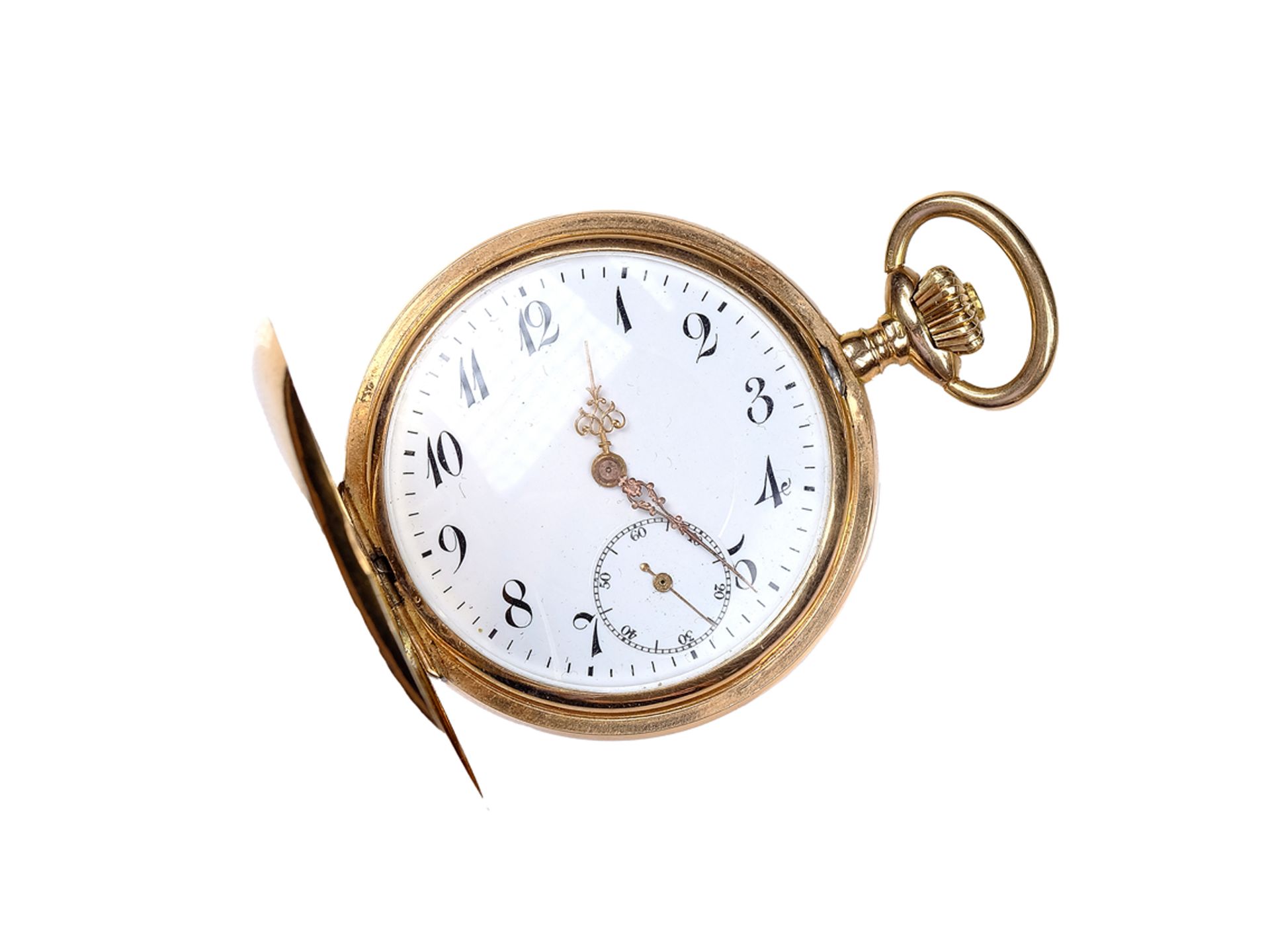 Double-shell pocket watch