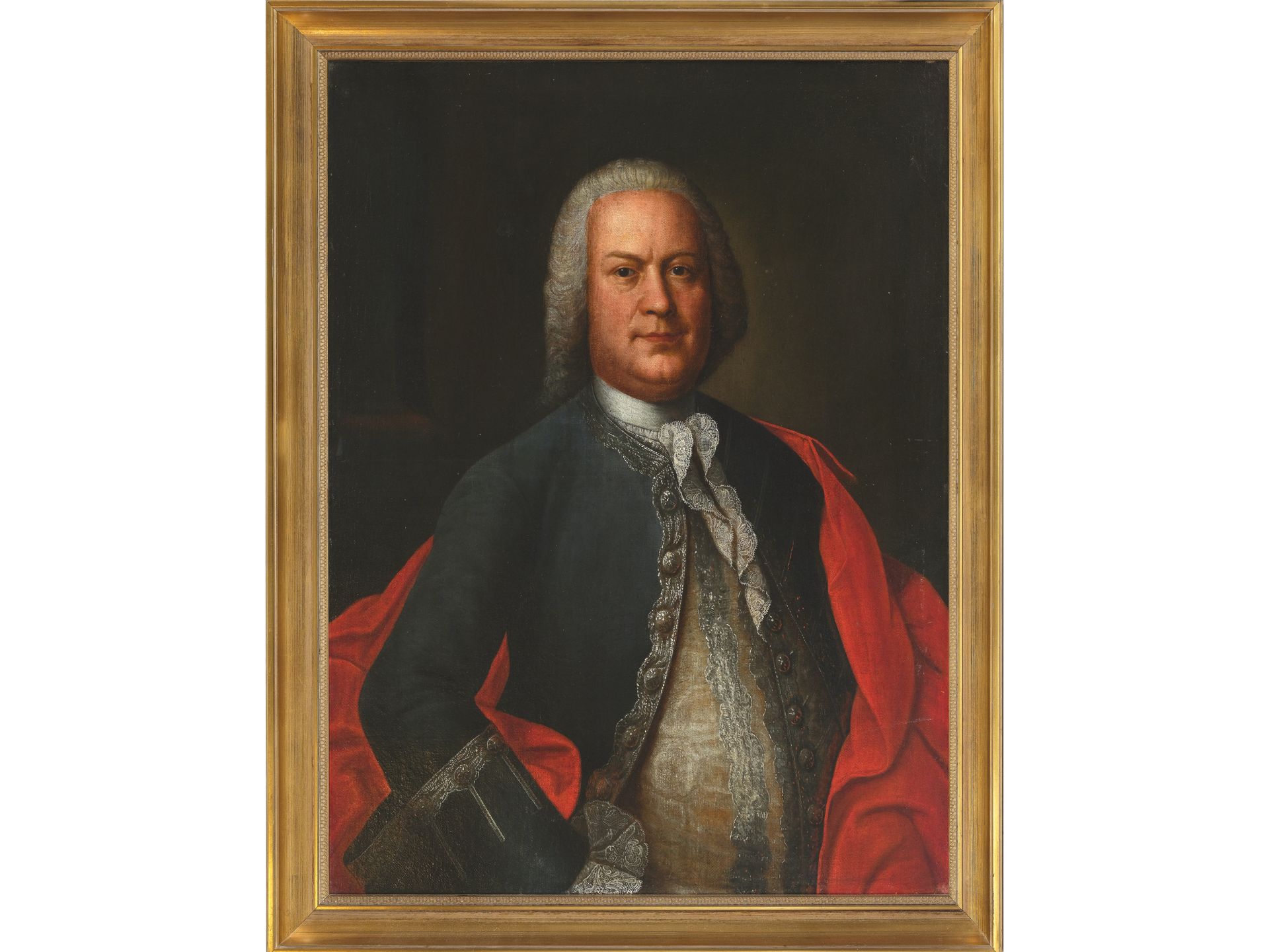 Franz Lippold, Hamburg 1688 - 1768 Frankfurt am Main, zugschrieben, Portrait eines Adeligen - Bild 2 aus 4