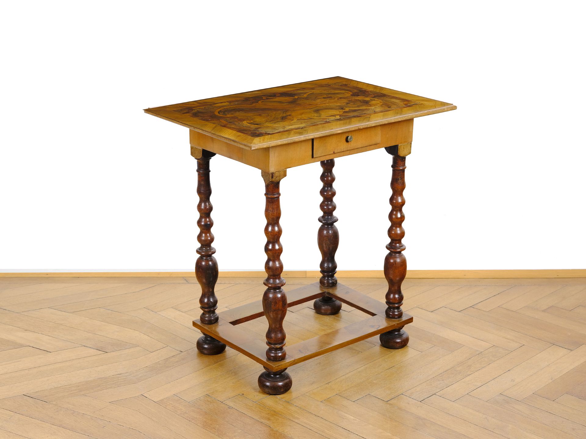 Small baroque table, South German, 18th century - Image 4 of 5