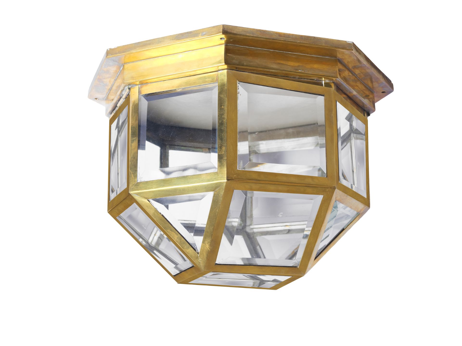 Octagonal ceiling light, designed by Josef Hoffmann, 1900/01 - Image 4 of 5