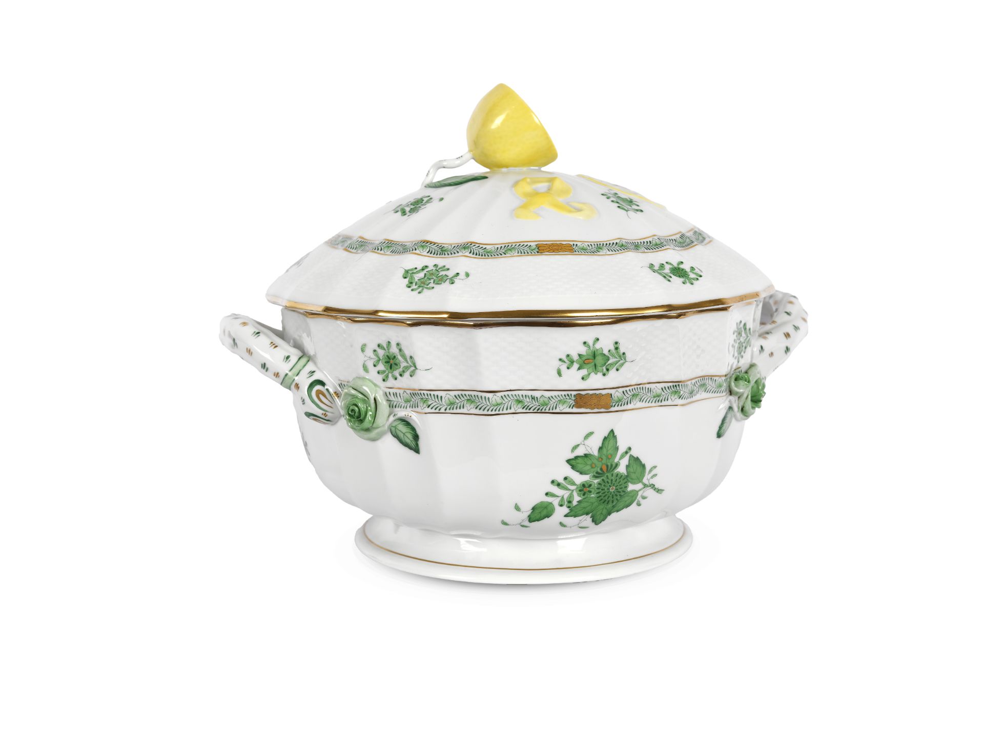 Soup tureen, Herend, Apponyi Vert - Image 3 of 5