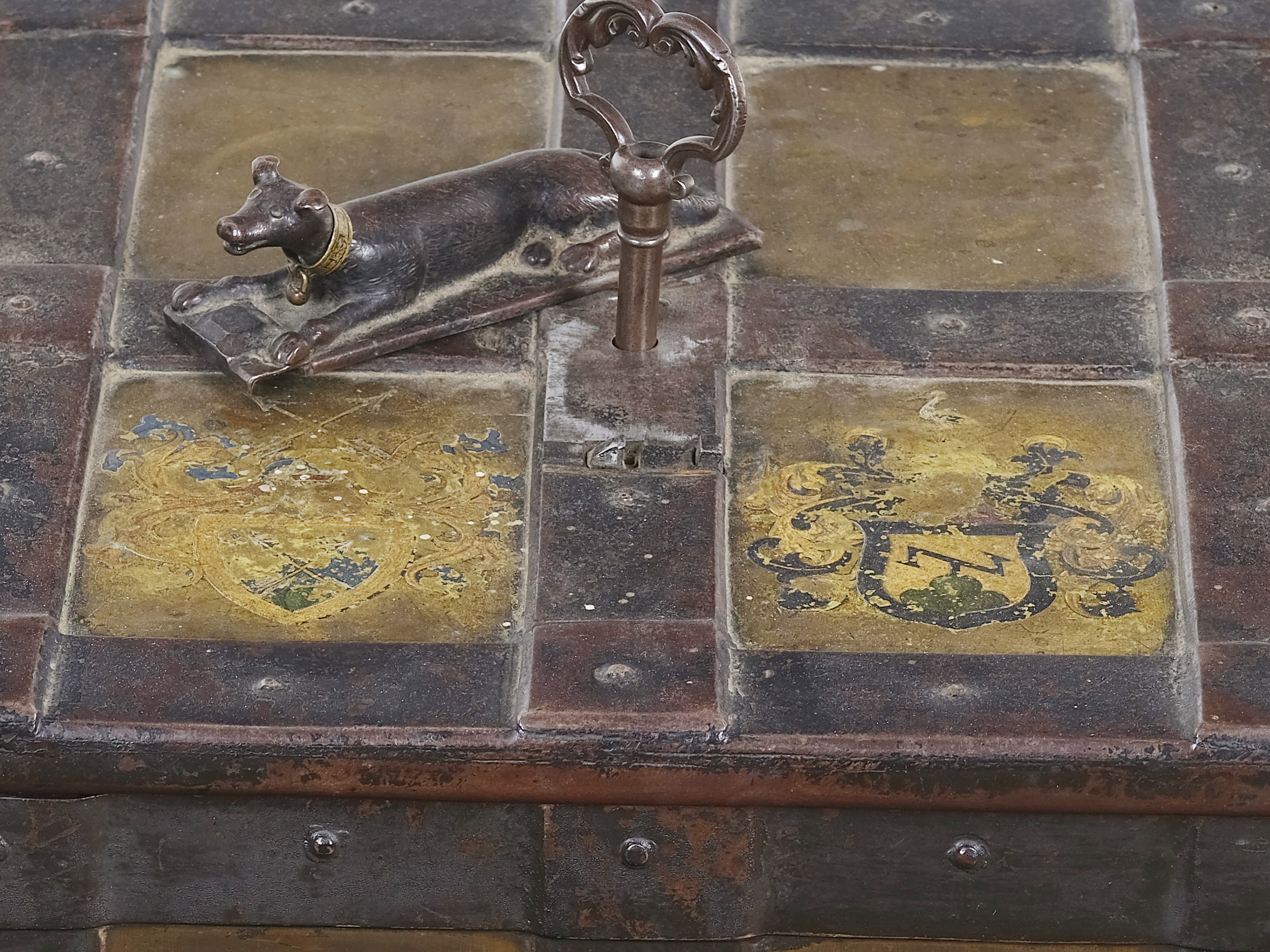 Iron chest, 17th century - Image 5 of 9