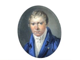 Portrait miniature of a gentleman, 1st half of the 19th century