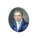 Portrait miniature of a gentleman, 1st half of the 19th century