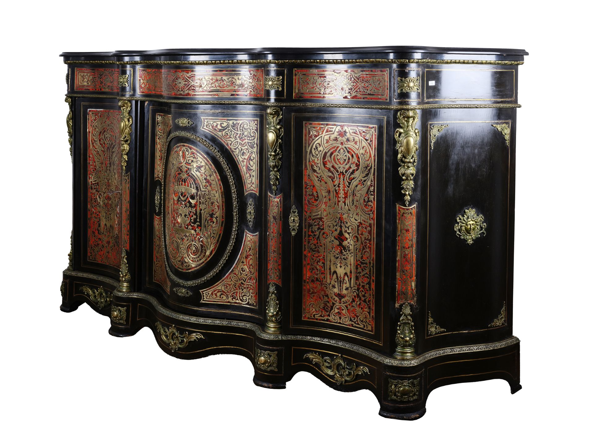 Large sideboard, France, around 1880/1900, in the style of André-Charles Boulle (1642 - 1732) - Image 3 of 8