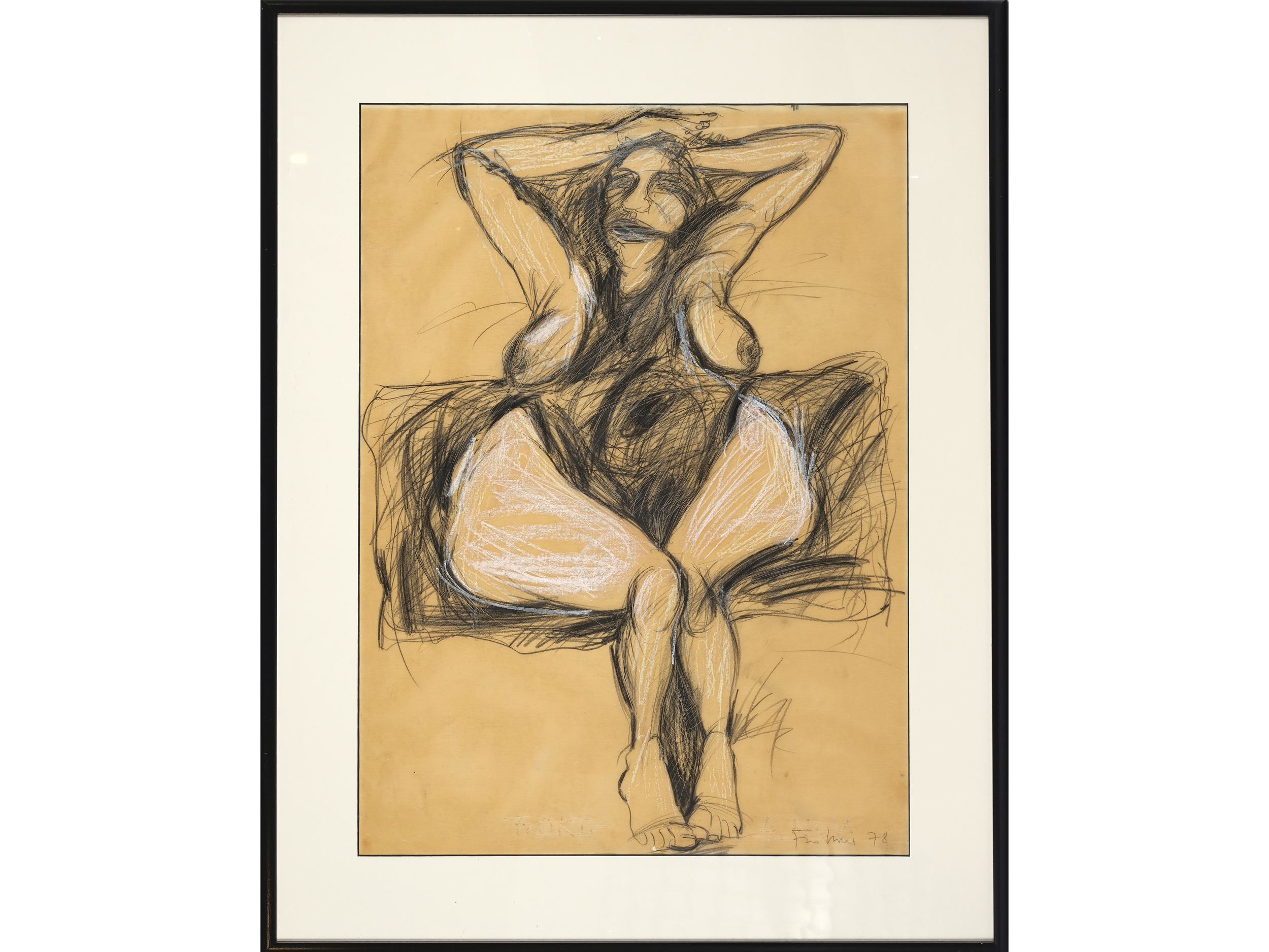 Adolf Frohner, Großinzersdorf 1934 - 2007 Vienna, Female Nude - Image 2 of 5