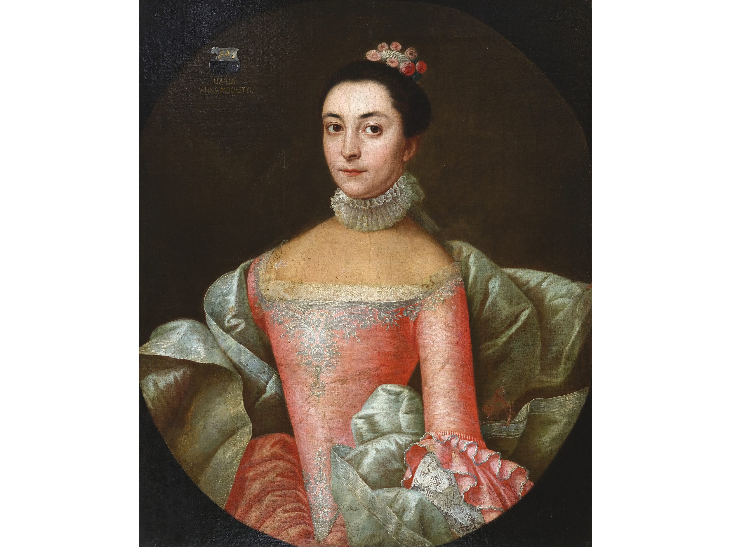 Unknown painter, Portrait of Maria Anna Mochetti, 18th century