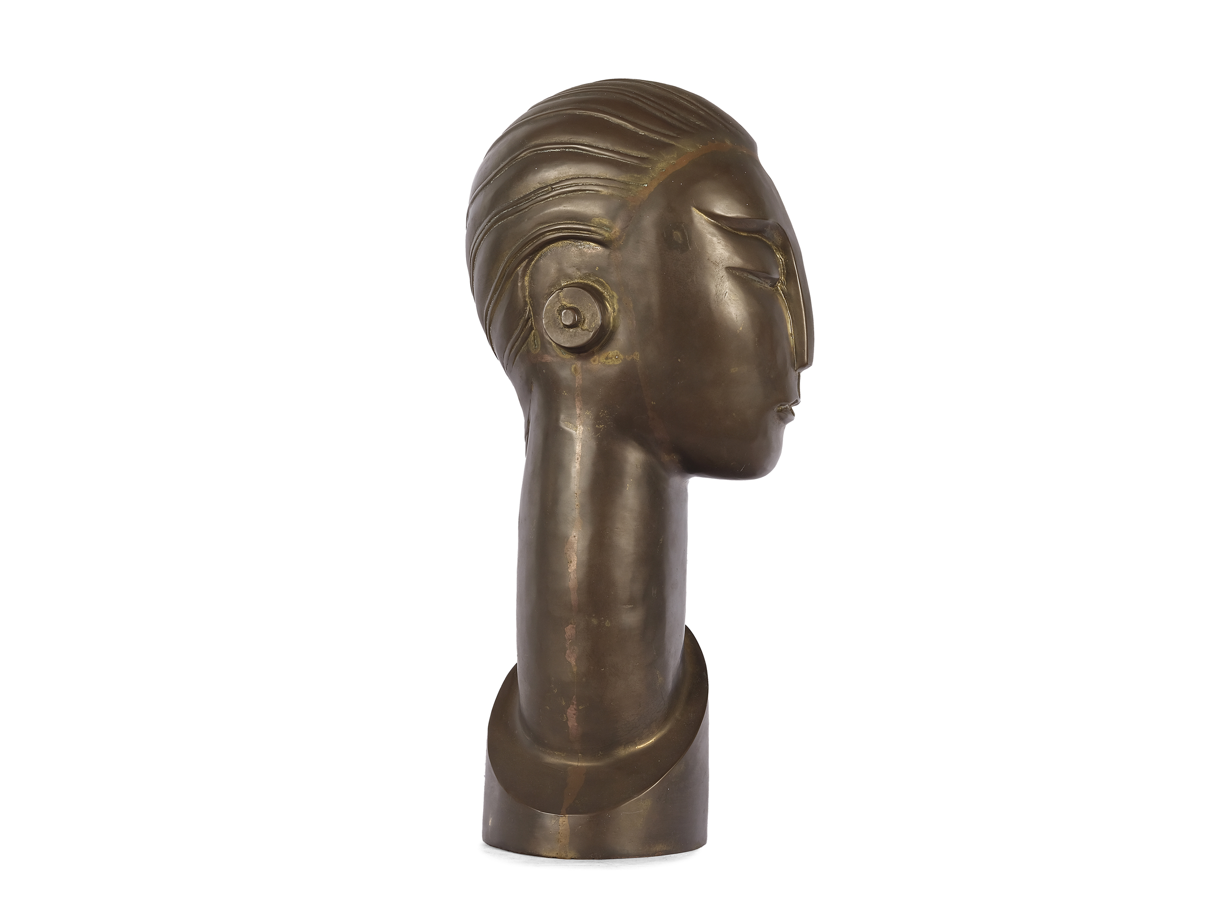Portrait head, Art Deco, around 1920/30 - Image 4 of 7