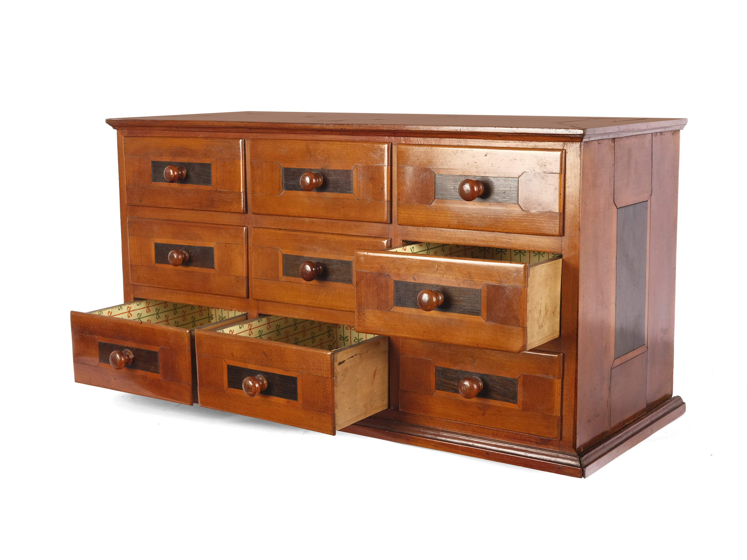Top box, 9 drawers, around 1760/70 - Image 3 of 7