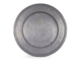 Pewter show plate