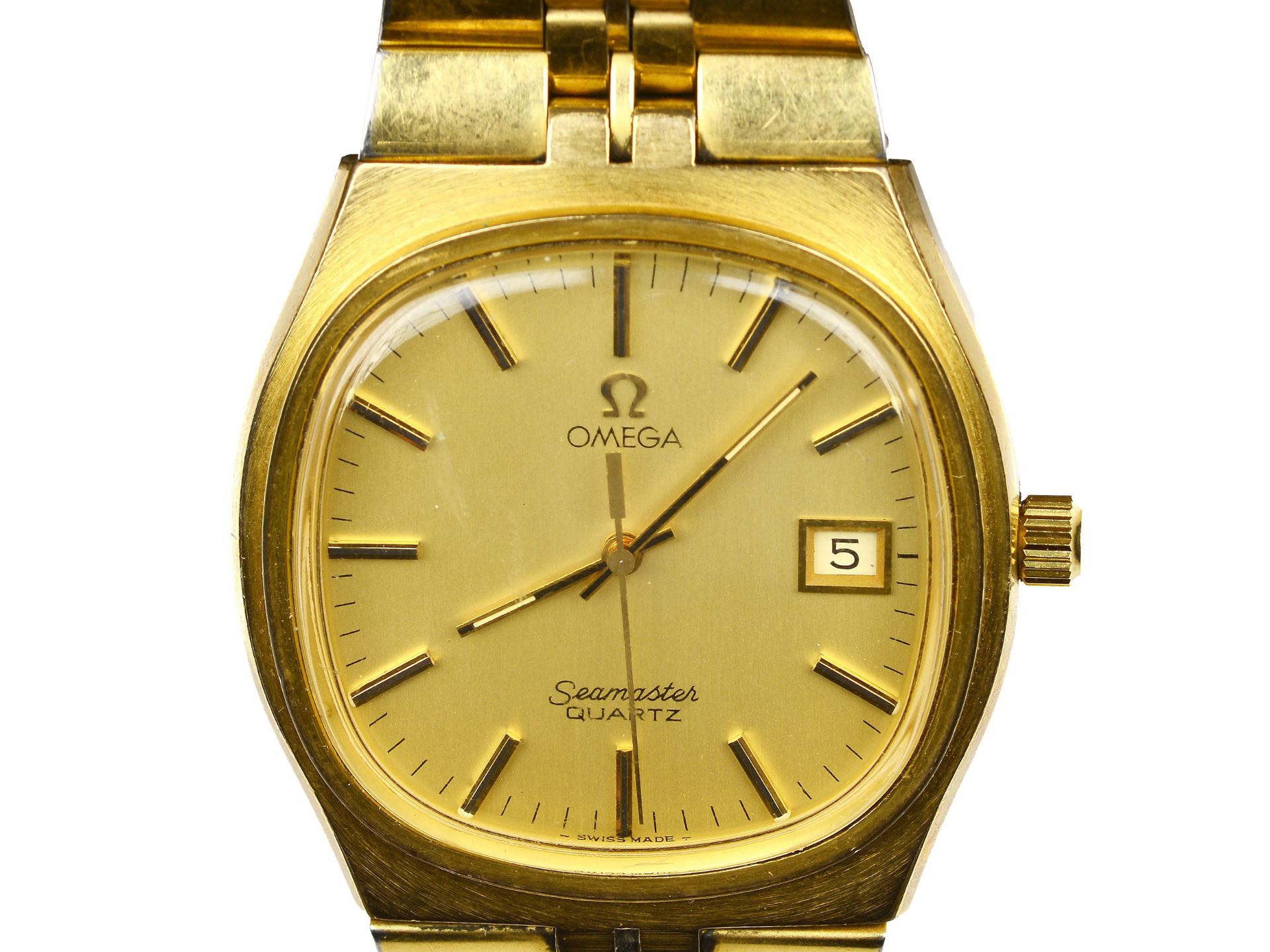 Armbanduhr, Omega Seamaster - Bild 2 aus 4