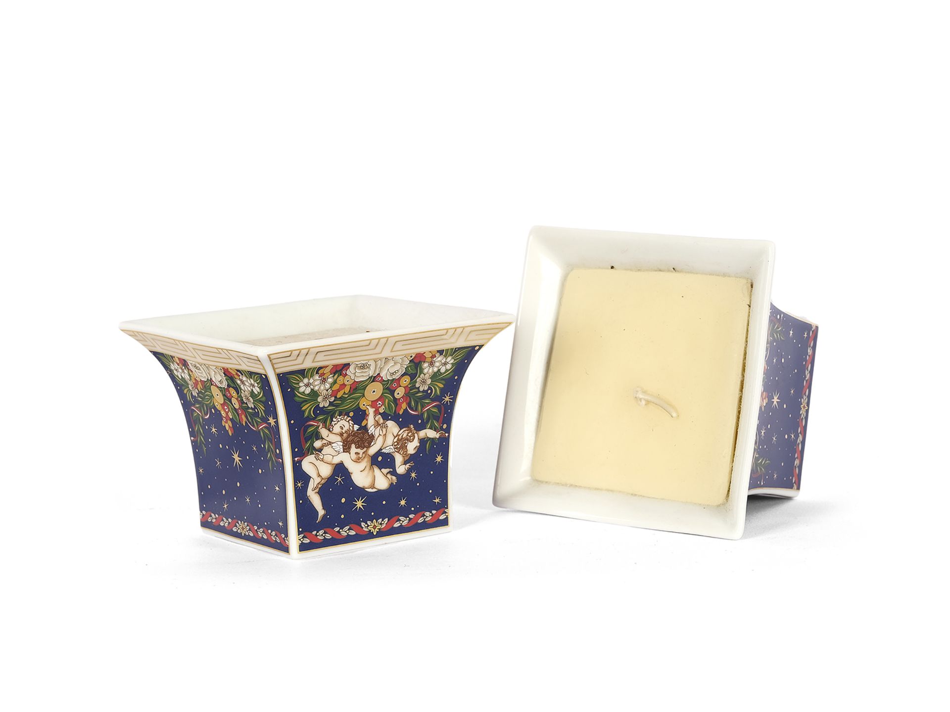 Rosenthal x Versace, "Holiday Spirit", pair of tea lights