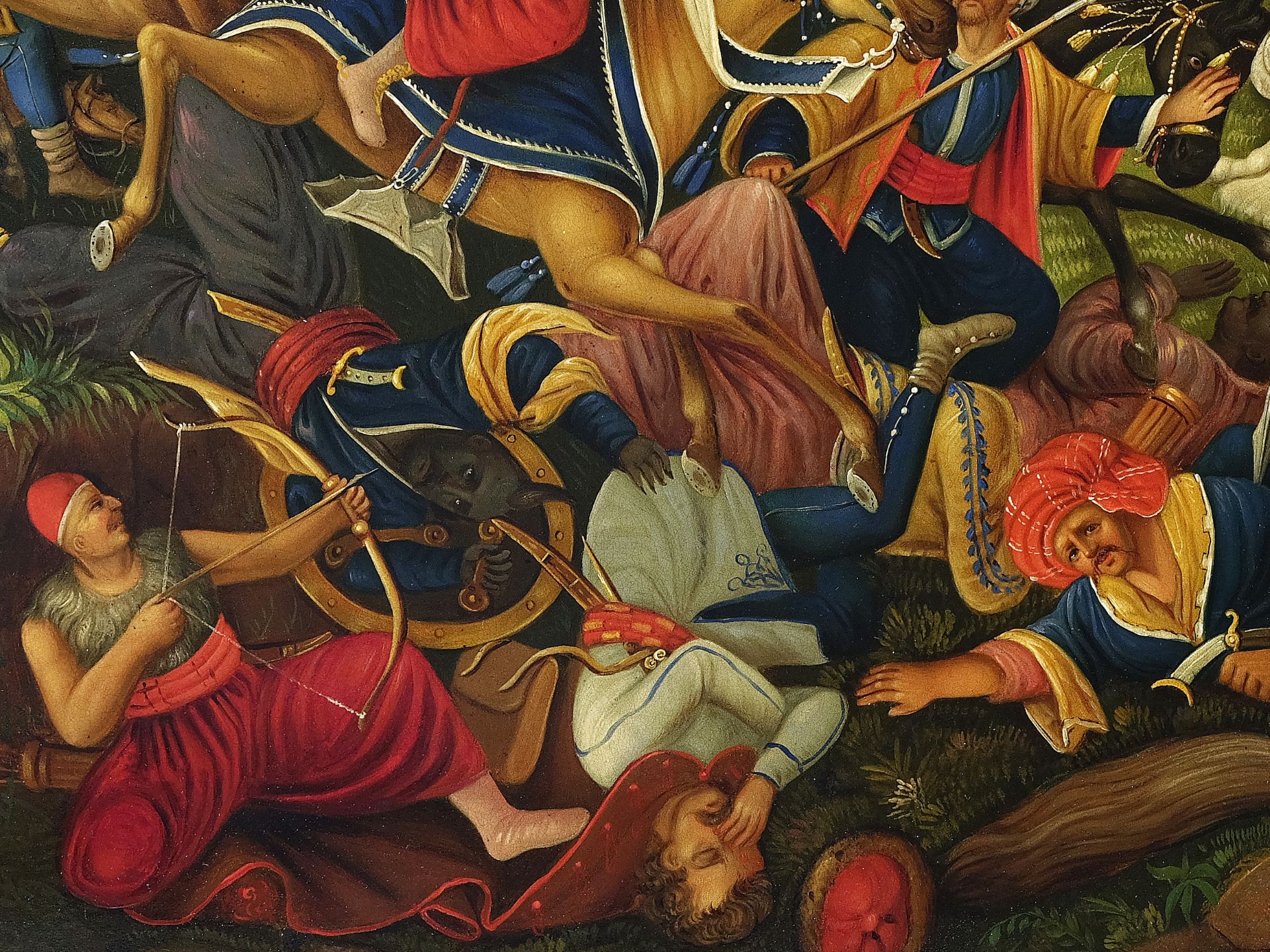 Unbekannter Maler, Schlacht der Magyaren gegen die Türken  - Bild 5 aus 6
