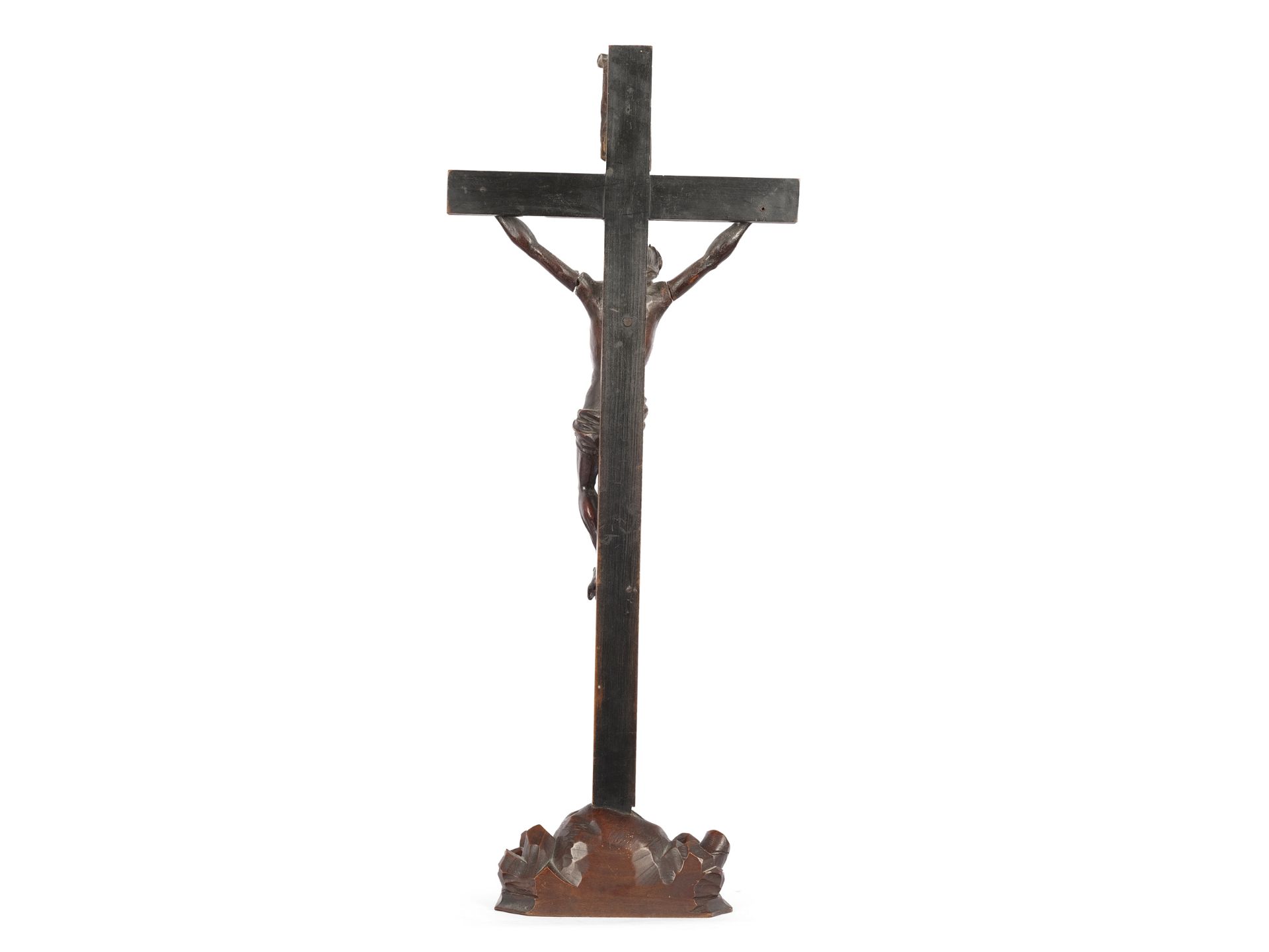 Standing crucifix, 18th century - Image 3 of 3