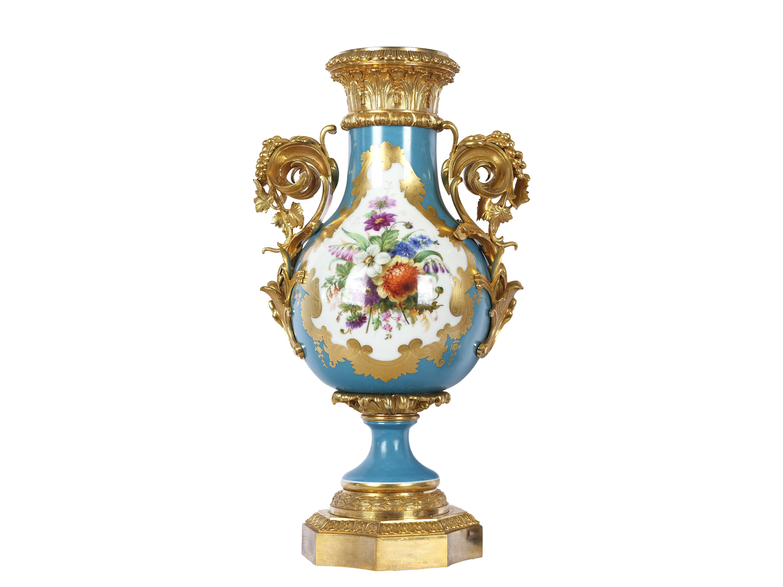 Very fine vase, Sèvres, Paris, mid 19th century - Image 2 of 3