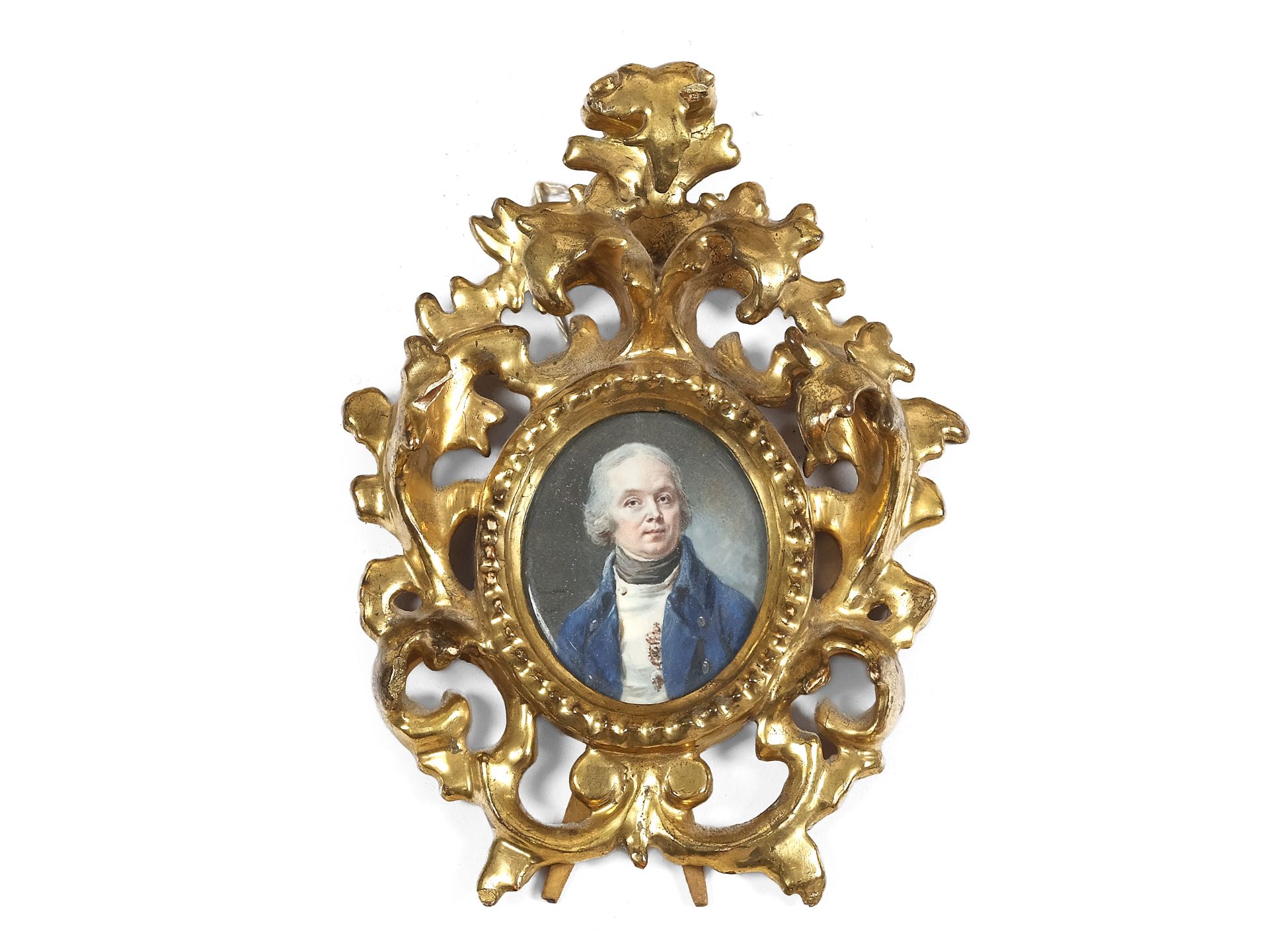 Johann Ernst Heinsius, Ilmenau 1731 - 1794 Erfurt, Portraitminiatur eines englischen Adeligen