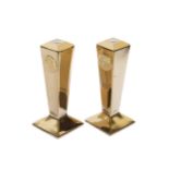 Rosenthal x Versace, Vanity, pair of candlesticks