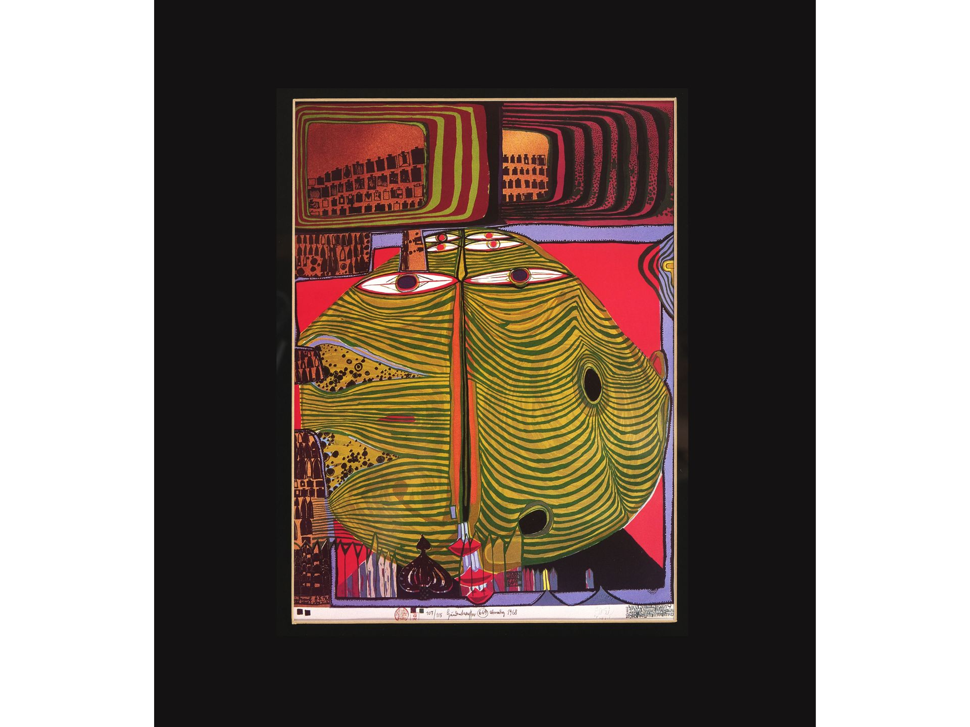 Friedensreich Hundertwasser, Wien 1928 - 2000 Brisbane, Konvolut: 5 Kunstdrucke bekannter Motive - Bild 2 aus 11