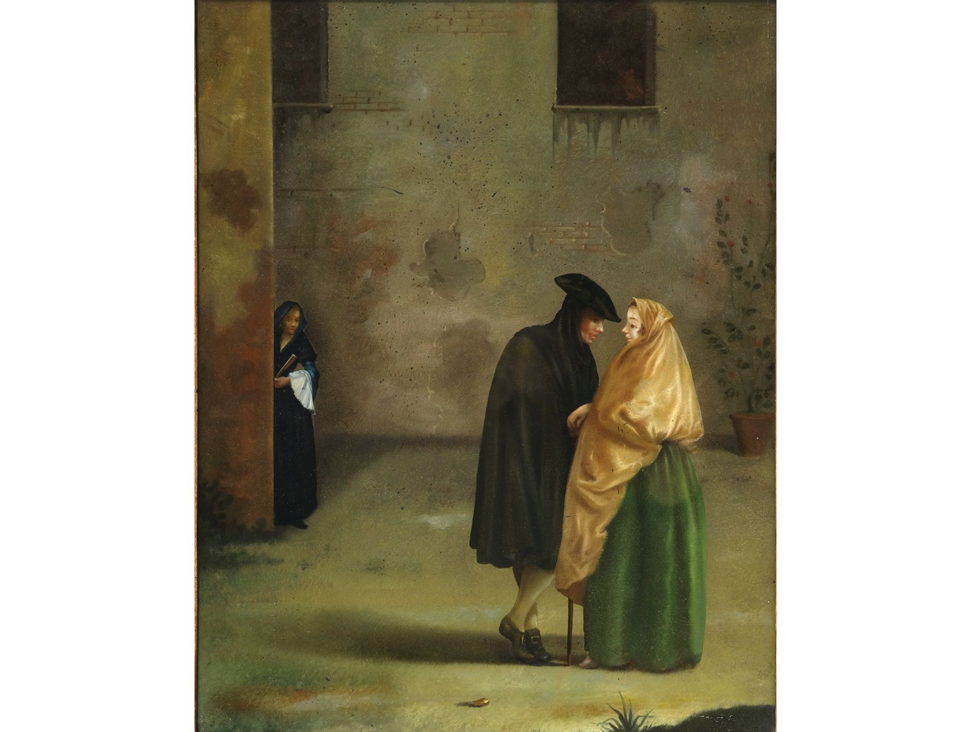 Pietro Longhi, Venedig 1702 - 1785 Venedig, zugeschrieben, Die Begegnung