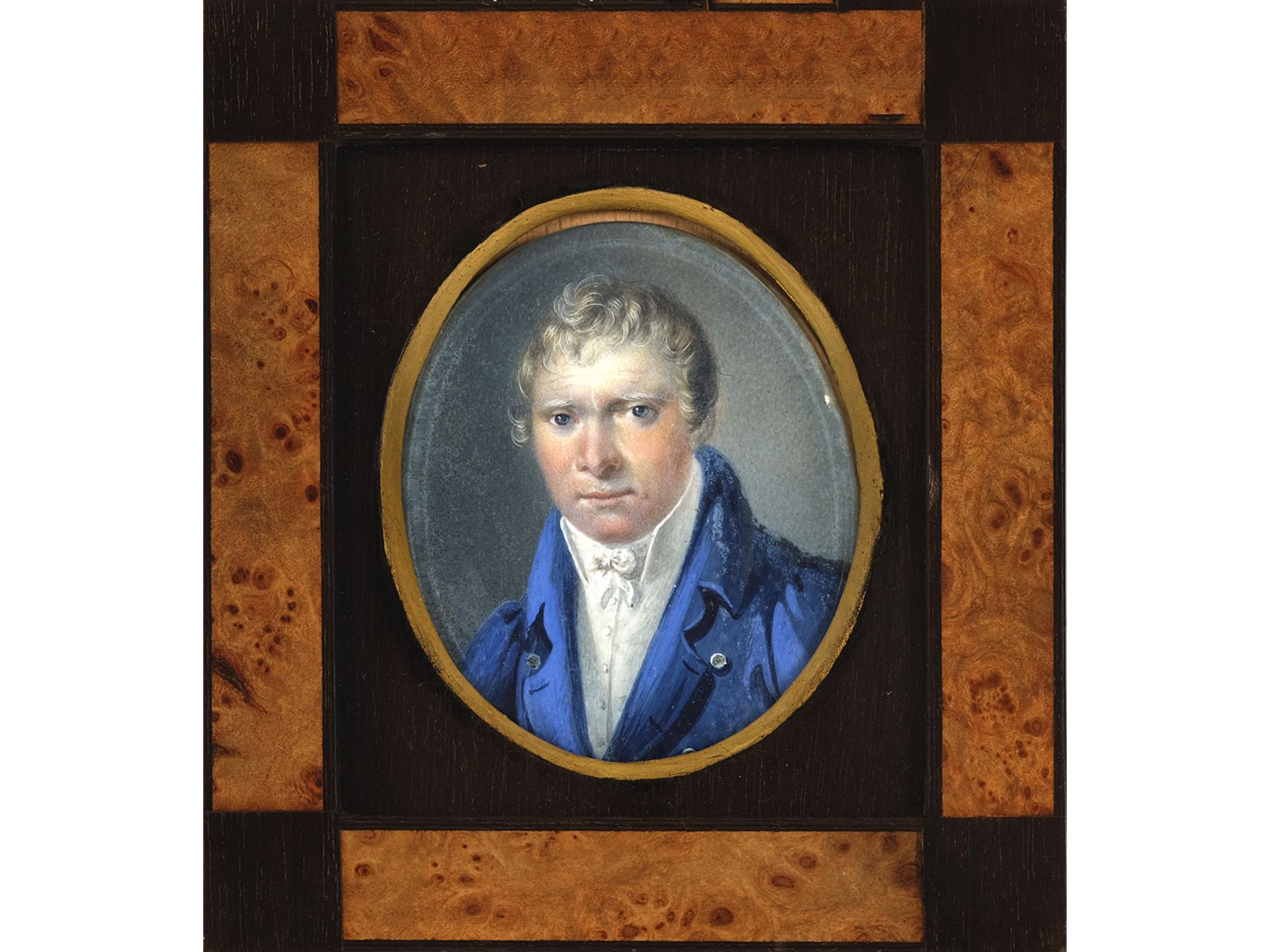 Portrait miniature of a gentleman, 1st half of the 19th century - Image 2 of 3