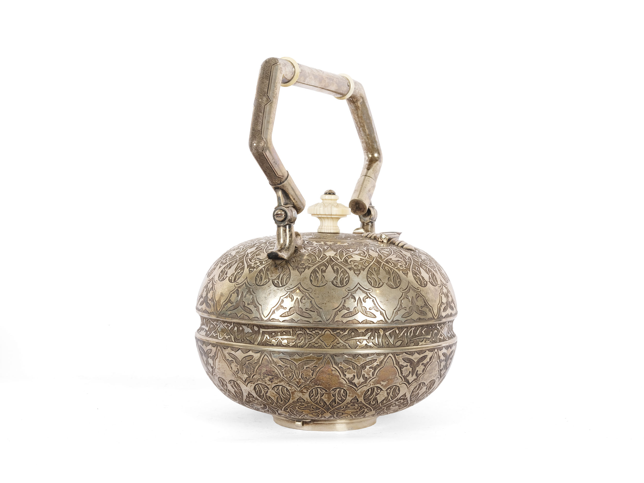 Josef Carl Klinkosch, Vienna 1822 - 1888 Vienna, samovar jug with oriental decoration - Image 2 of 7