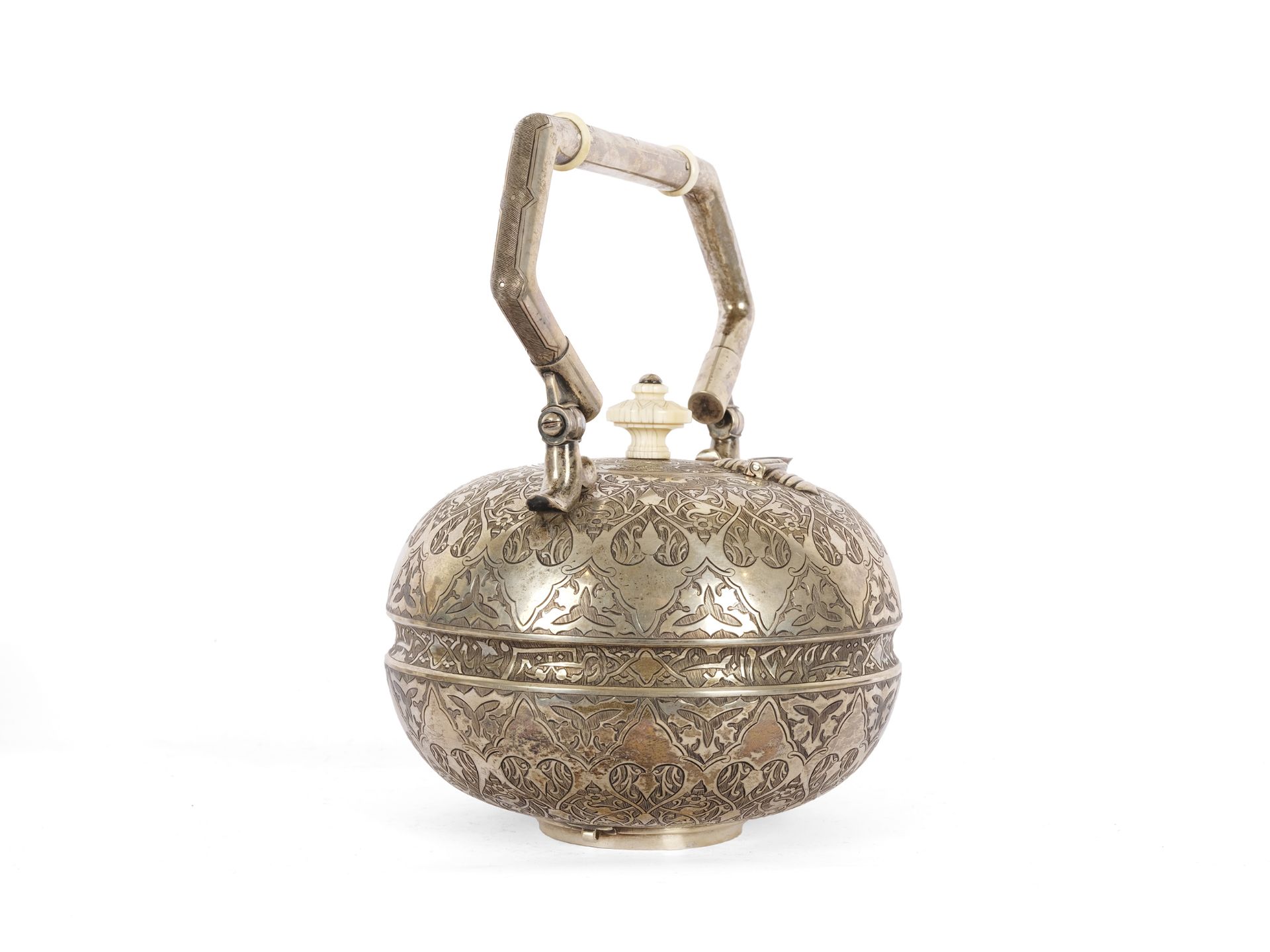 Josef Carl Klinkosch, Vienna 1822 - 1888 Vienna, samovar jug with oriental decoration - Image 2 of 7