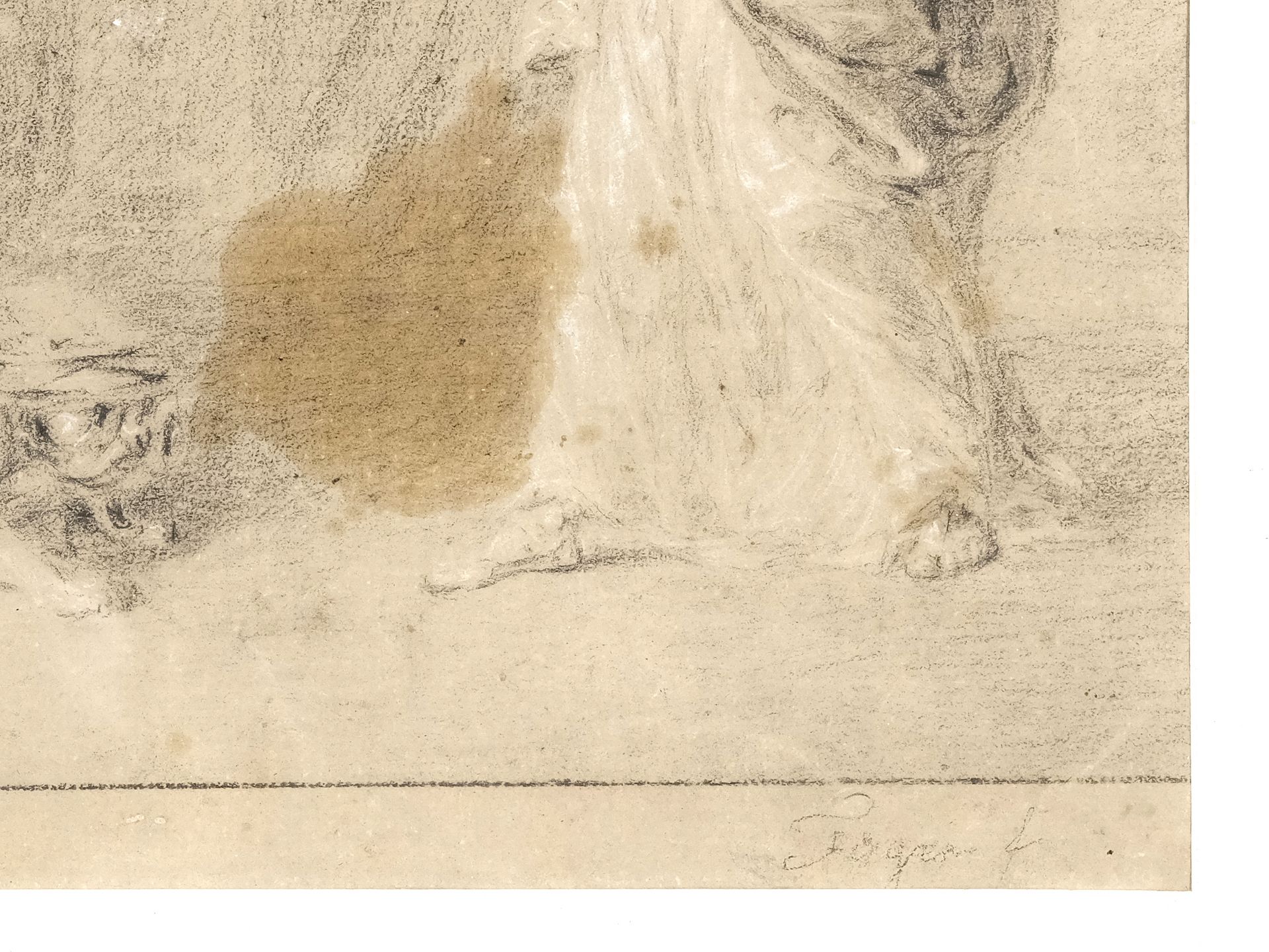 Heinrich Friedrich Füger, Heilbronn 1751 - 1818 Wien, zugeschrieben, Antonius und Kleopatra - Bild 3 aus 4